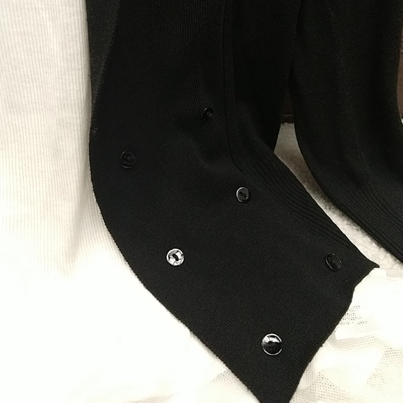 Zara Black Cropped Cardigan - Picture 4 of 8